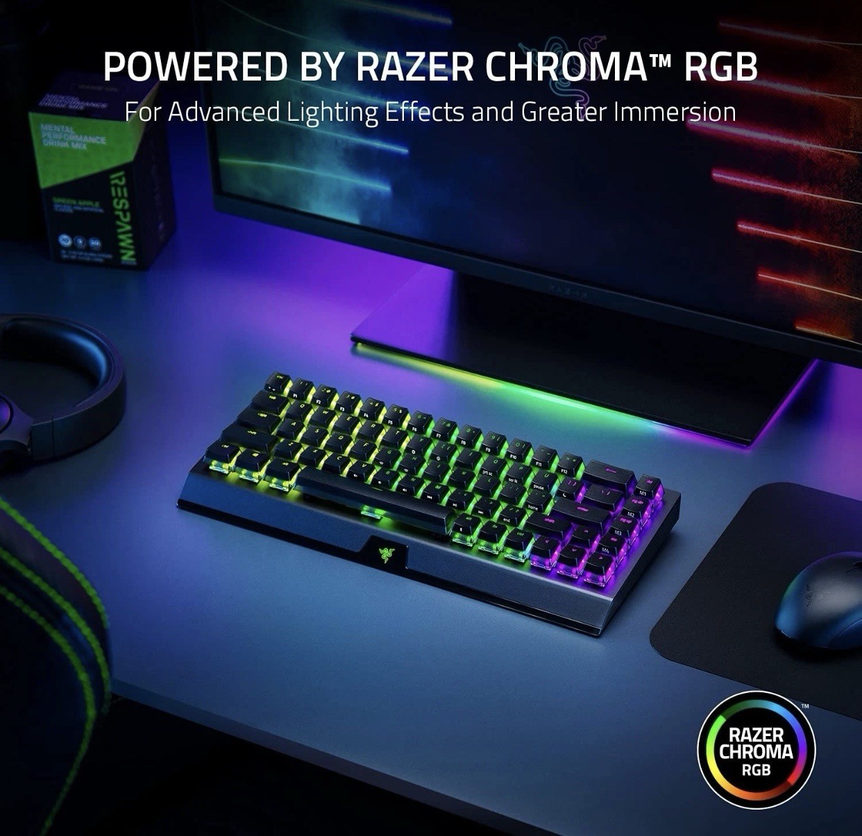 Razer BlackWidow V3 Mini HyperSpeed 65% Wireless Mechanical Gaming Keyboard