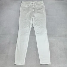 NEW Judy Blue Skinny Fit Jeans Womens 9/29 White Stretch Denim High Rise NWT