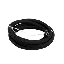 8AN PTFE Fuel Hose E85 Nylon Stainless Steel Braided 10FT Black  8AN 10FT
