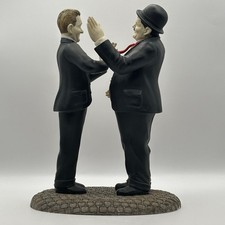 Vintage Laurel & Hardy The Leonardo Collection Figurine Ornament 1997 10" Statue