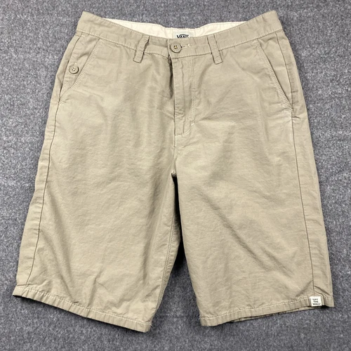 Vans Bermuda pantaloncino uomo 30 tasche bottoni leggero outdoor chino poly cott