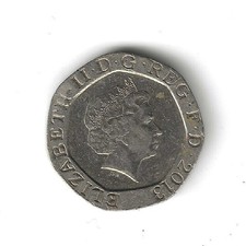 2013 Queen Elizabeth ll D.G REG F.D - 20 Pence UK England - C-0005