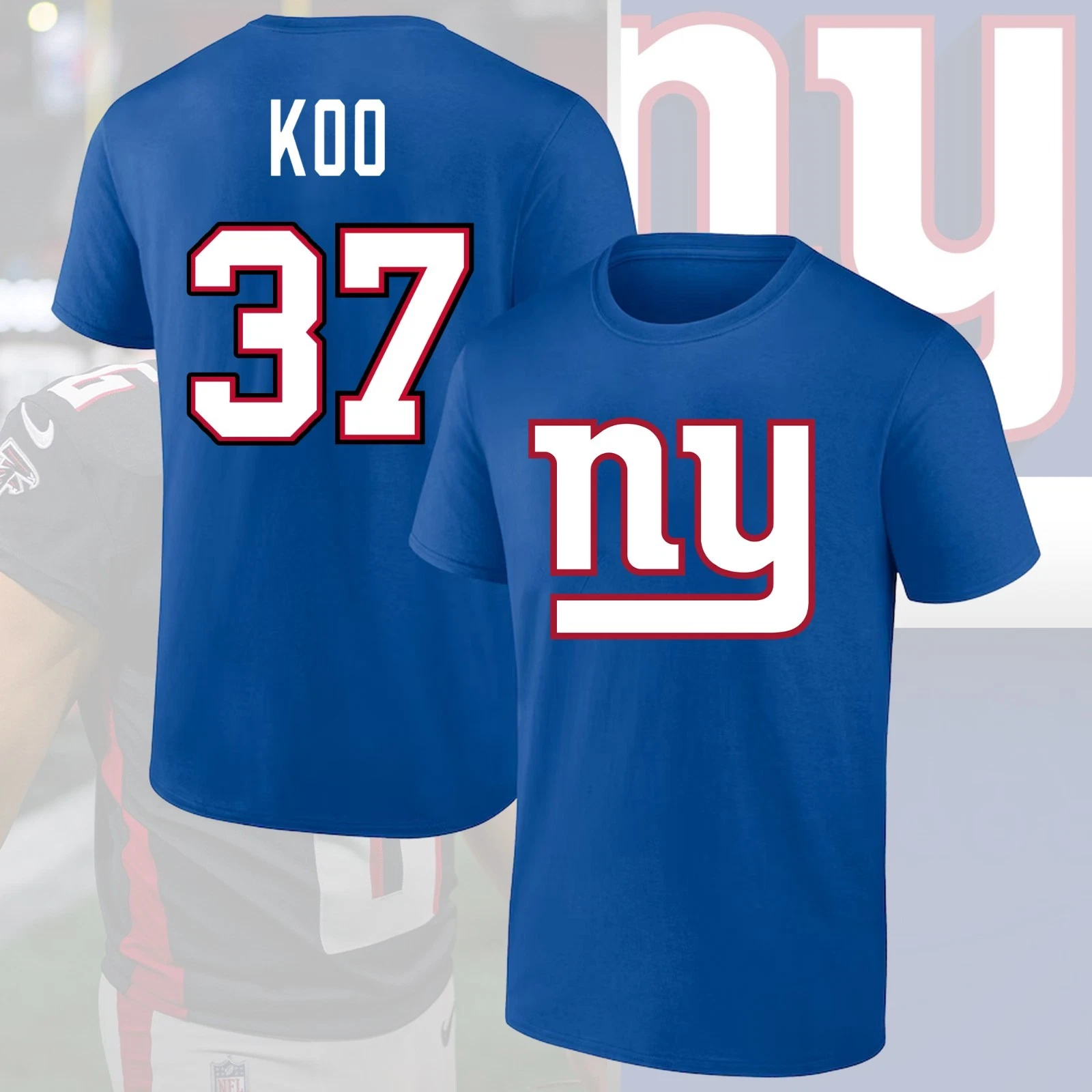Younghoe Koo #37 New York 2025 Player Name & Number For Fans