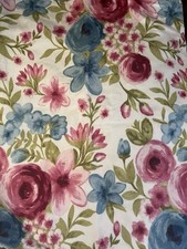 POINTEHAVEN Flannel Cotton Deep Pocket Sheet Set Floral Sylvan QUEEN 4-Pc NWOT