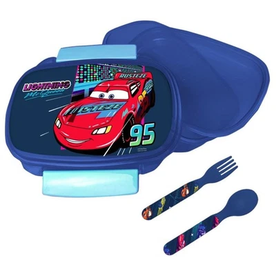Set de couverts pour boîte à sandwich Disney Cars - Photo 1/4