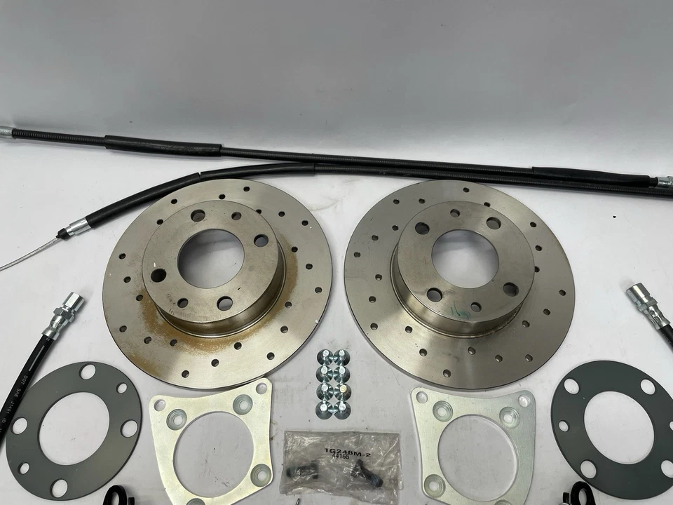 Kit de conversión de freno de disco trasero Fiat 128 127 Ritmo Strada Abarth Autobianchi A112 Foto 3 de 4
