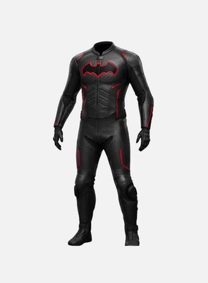 Men's 2 Piece Motorcycle Leather Racing Suit MotoGP Biker Track Riding Gear