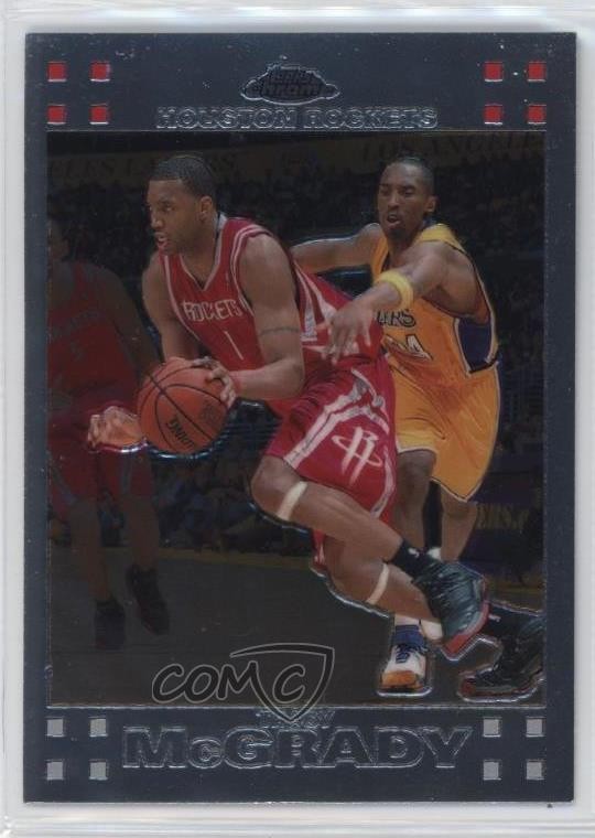 2007-08 Topps Chrome (Guarded by ) Tracy McGrady Kobe Bryant #101 HOF g0w