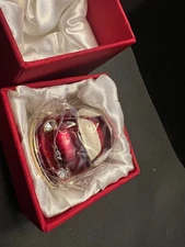 Volkswagen Bug Trinket Box Hing Rhinestone Jeweled Enamel Ring Box Bon Ton