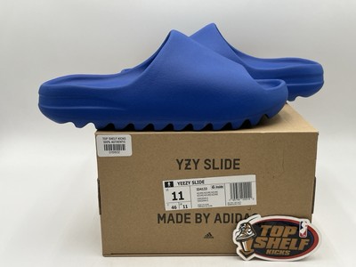 DS New Adidas Yeezy Slide Azure 2023 Size 11 Authentic Kanye 