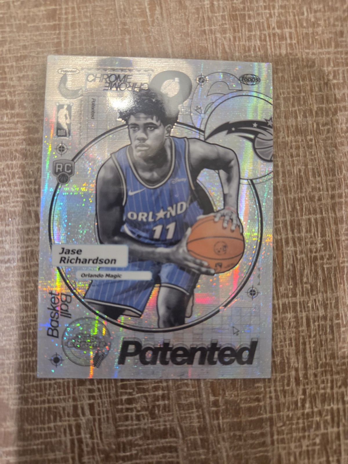 2025-26 Topps Chrome Jase Richardson Patented SSP Case Hit Orlando Magic