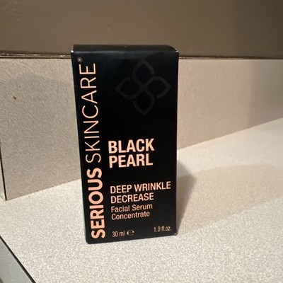 Serious Skincare Black Pearl Deep Wrinkle Decrease Facial Serum Concentrate 1 oz