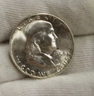 1954  US Franklin Half 50c Nice Unc