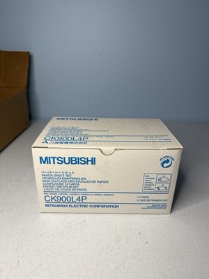 Mitsubishi Paper Sheet Set CK900L4P Dye Sub Ribbon and Media CP-900 New