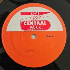 The Cars McCartney Elton John Live From Central Park Rare Canada Radioshow LP