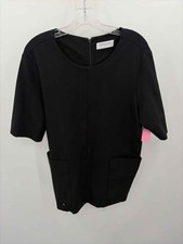 Pre-Owned Everlane Black Size Large Tunic Blouse