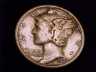 1925-S  Mercury Dime, Fine to nearly Very Fine grade