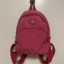 Kipling Red Paola Small Backpack Live Light Travel School Mini Kid\'s Keychain Why we love Kipling backpacks for school - Mint Arrow main image 3