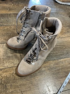 Gianni Bini ''Sight See'' Suede Shearling Lug Sole Hiker Platform Booties