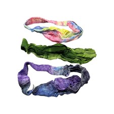 Lot 3x Boho Tie Dye Headband Scarf Hairband Boho Chic Hair Accessory S/M