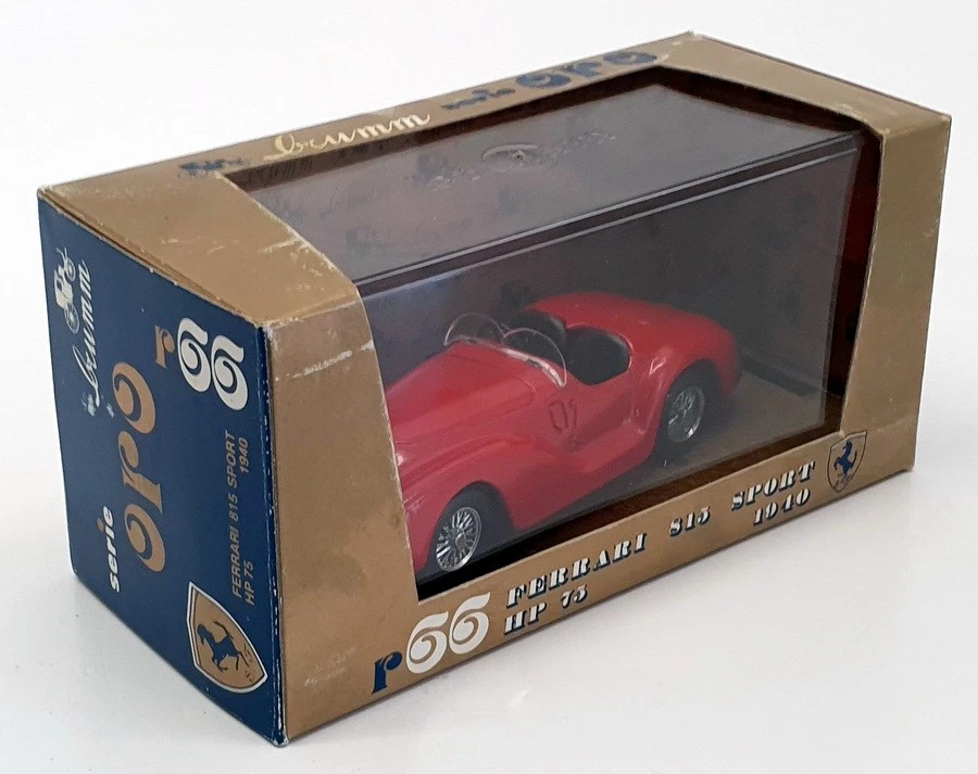 Brumm 1/43 Scale Model Car R66 - 1940 Ferrari 815 Sport - Red - Image 4 of 4