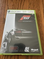 Forza Motorsport 3 Microsoft Xbox 360, 2009 CIB w/Manual Case Damaged