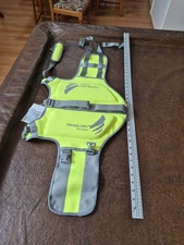 NWT Vivaglory dog life vest, neon yellow