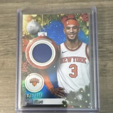 Topps Holiday 2025 Josh Hart #PR-JH Knicks Blue Glitter Relic /299