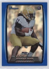 2013 Bowman Blue Rainbow Foil 199/499 Spencer Ware #193 0b3