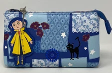 NWT Laika Coraline Doll Patchwork Cosmetic Makeup Travel Pencil Bag EXCLUSIVE
