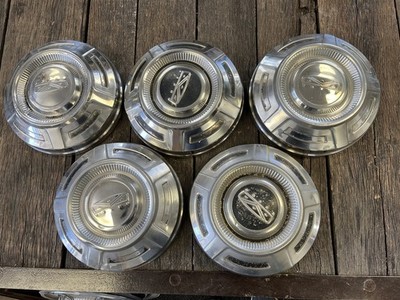 1967- 1977 Ford F-250 Truck Dog Dish Hubcaps set of 5 OEM