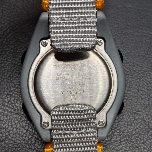 SEIKO ALBA SPOON W626-4010 Orange Digital Watch Vinta… - Gem