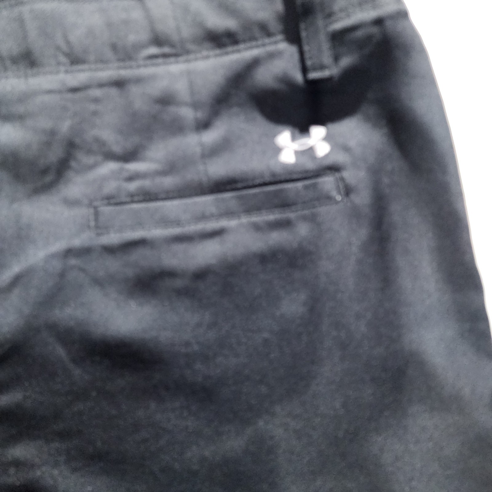Under Armour Boys Black Athletic Shorts YXL Loose Fit Pockets Polyester thumbnail 7