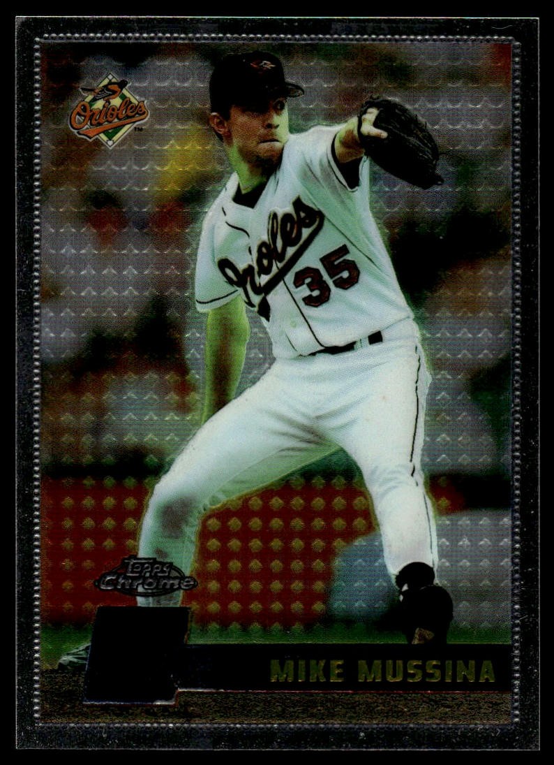 1996 Topps Chrome #23 Mike Mussina [GOATCARDS]