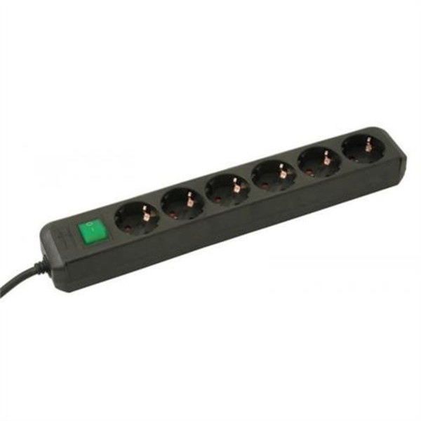 Brennenstuhl Eco-Line 6-Fach Steckdosenleiste Schalter 1,5M Schwarz # 1159500015-image
