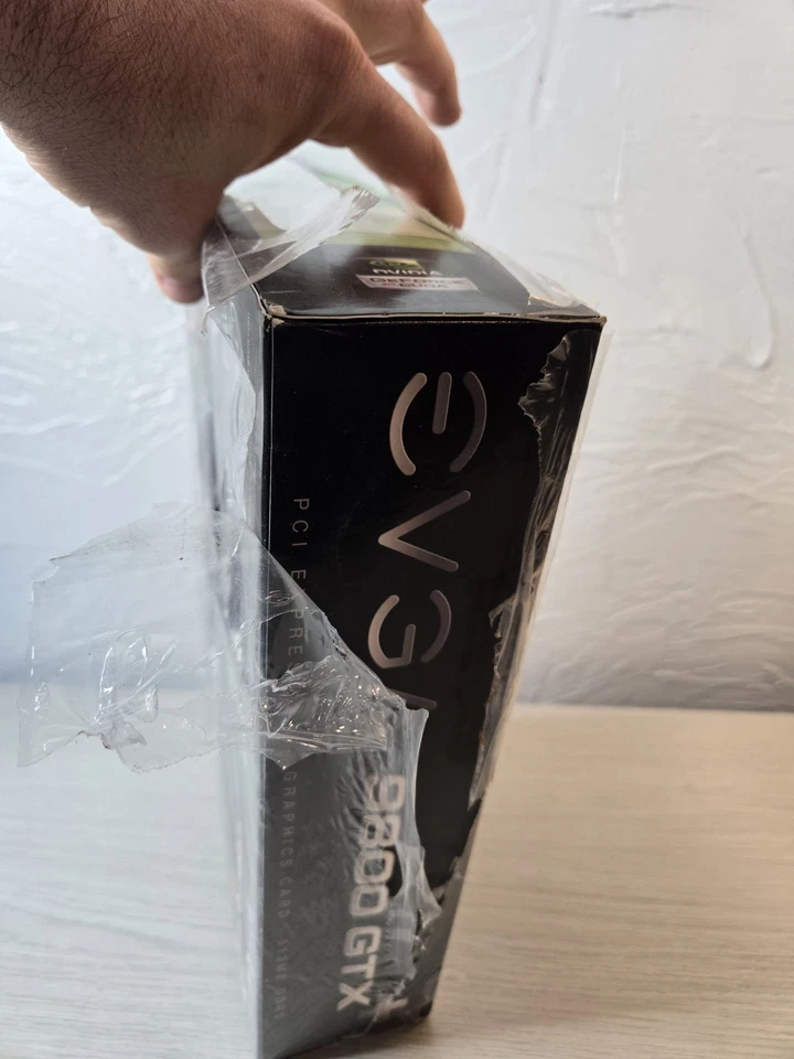 SEALED EVGA 9800 GTX+ Graphics Card 512 MB DDR3 Pci-e 2.0 See Photos - Image 3 of 4