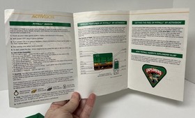 Pitfall Intelivision CIB Activision 1982 Manual Overlays Box - Tested