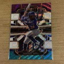 Luisangel Acuna 2024 Panini Select Concourse Tricolor Wave Prizm #82 White Sox