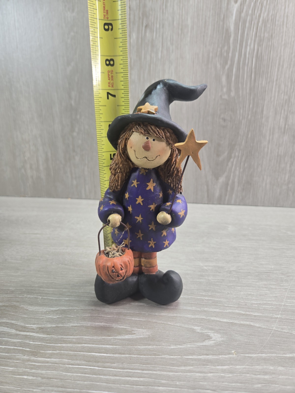 Blossom Bucket Suzi Skoglund Halloween Trick-or-Treat Witch Figurine