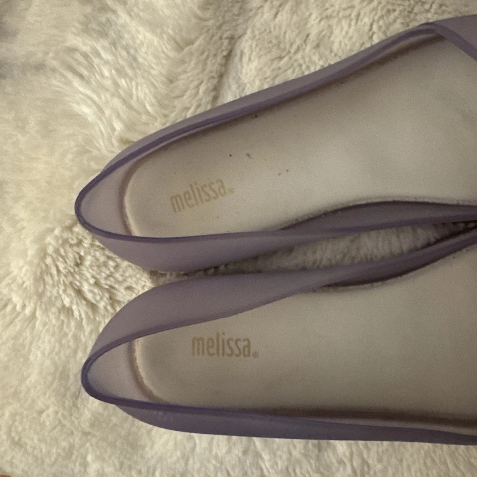 Zapatos Melissa Plataforma Jelly Punta abierta Flexibles Hipoalergénicos-Mujer Talla 7.5 Foto 3 de 4