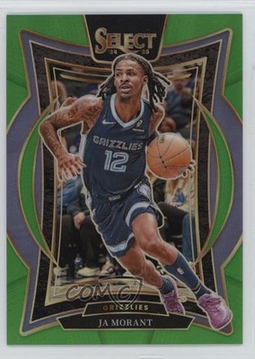 2024-25 Panini Select Concourse Neon Green Prizm 50/75 Ja Morant #60 6q5