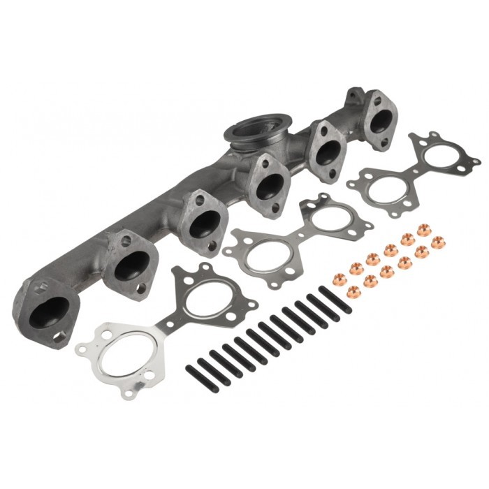 Collecteur d'échappement fonte résistant aux fissures pour BMW E90 E91 E60 E61