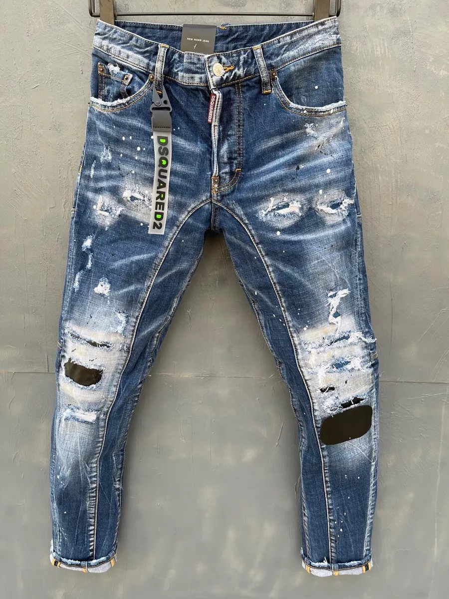 DSQUARED D2 SLIM DSQ destroy jeans