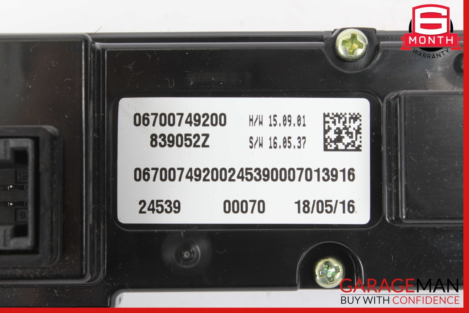 17-22 Maserati Levante M161 Ghibli M157 AC A/C Heater Climate Control Switch OEM