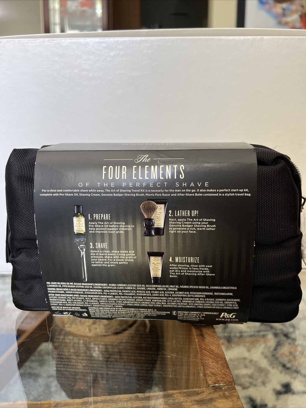 The Art of Shaving 5pc Shave Kit - With Travel Bag Retail $110