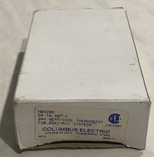 Columbus Electric MB420D 50-90 Degree Heat Cool Thermostat Electric Never Used