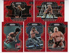 2022 Panini Prizm WWE Prizms Ruby Wave Parallels Pick Cards from list