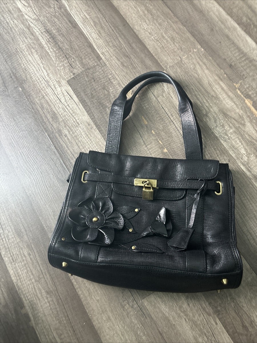 MOSCHINO他　バック5点まとめ売り Moschino Cheap And Chic Black Medium Studded Flower Bag | eBay