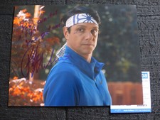 RALPH MACCHIO signed autograph signed QUOTE "COBRA KAI" photo in person ACOA COA