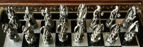 Metal Lords & Dragons Chess Game - Picture 3 of 24